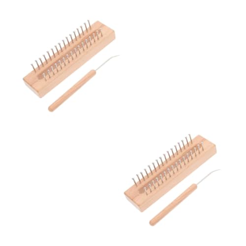 EXCEART 2 Sätze Strickwebstühle für Schals Webstuhl für Schals klein Zubehör Weberei DIY Craft Tool handystativ handsfull Crochet Hooks strickmaschine Strickstühle aus Holz hölzern Bambus EXCEART 2 Sätze Strickwebstühle für Schals Webstuhl für Schals klein Zubehör Weberei DIY Craft Tool handystativ handsfull Crochet Hooks strickmaschine Strickstühle aus Holz hölzern Bambus von EXCEART