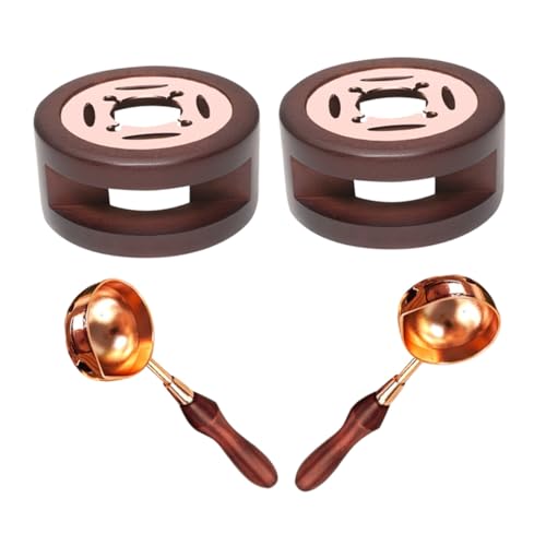 EXCEART 2 Sätze Wachssiegel Schmelzofen mit Holzgriff Schnelles Schmelzen Ergonomischer Griff Wachssiegel für Hochzeitsbriefumschläge Basteln Siegelwachs Abdichtung EXCEART 2 Sätze Wachssiegel Schmelzofen mit Holzgriff Schnelles Schmelzen Ergonomischer Griff Wachssiegel für Hochzeitsbriefumschläge Basteln Siegelwachs Abdichtung von EXCEART