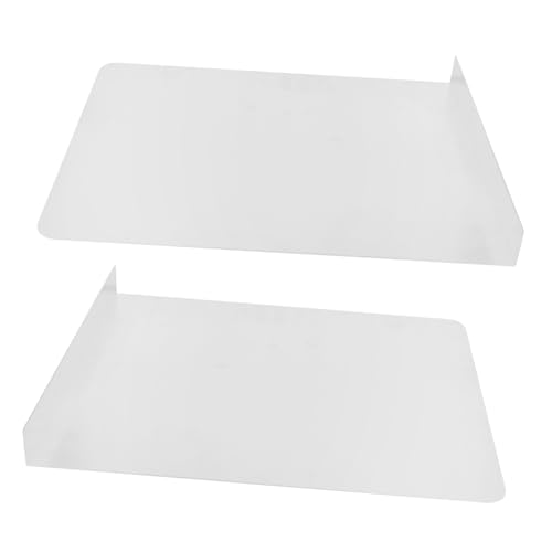EXCEART 2 Stck. Spritzschutz bewachen Splash Guards Splatter-Bildschirm Spülenschutz für Küchenspülen Kochen Spüle Splatter Guard Spüle Splash Guard Rostfreier Stahl Silver von EXCEART