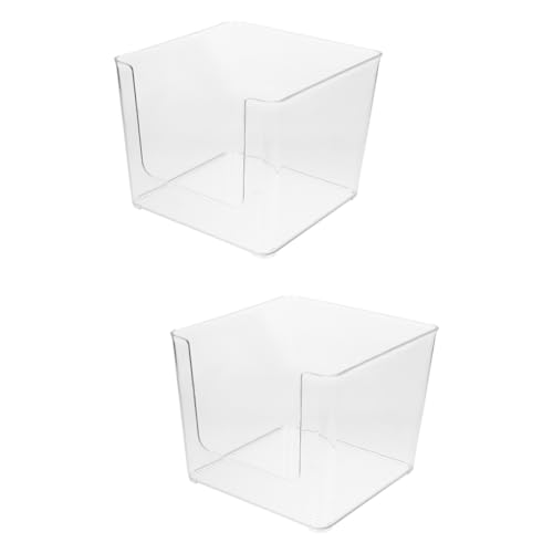 EXCEART 2 Stück Bookshelf Organizer Buch Box Jewelry Storage Box Kleidung-Aufbewahrungsbox Bücherkiste Magazin Zinn Organisationsbehälter für das Badezimmer Buch Container Transparent EXCEART 2 Stück Bookshelf Organizer Buch Box Jewelry Storage Box Kleidung-Aufbewahrungsbox Bücherkiste Magazin Zinn Organisationsbehälter für das Badezimmer Buch Container Transparent von EXCEART