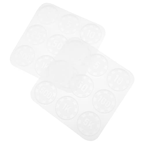 EXCEART 2st Chip-silikonform Jetons Silikonform Selber Machen Münzgussformen Souvenir-münzform Bingomarker Harz-Mahjong-Form -chip-Formen Kunsthandwerk Kieselgel Plätzchen Kind EXCEART 2st Chip-silikonform Jetons Silikonform Selber Machen Münzgussformen Souvenir-münzform Bingomarker Harz-Mahjong-Form -chip-Formen Kunsthandwerk Kieselgel Plätzchen Kind von EXCEART