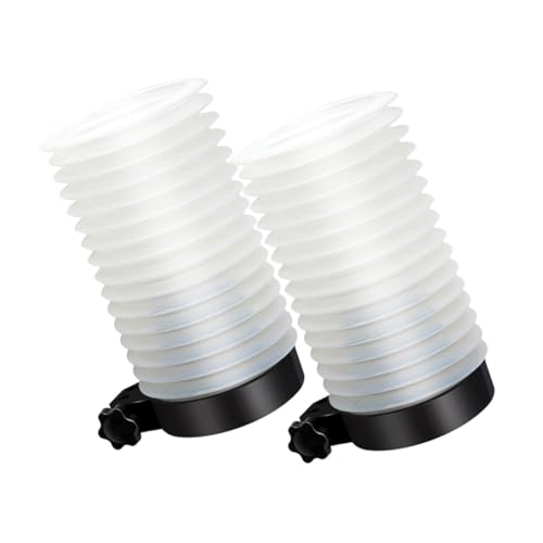 EXCEART 2 Stück Elektrische Bohrhammer Staubschutzhaube Verstellbarer Staubfänger aus Robustem PVC und Gummi Effizienter Staubschutz für Heimwerker und Profis Kompatibel mit Verschiedenen von EXCEART