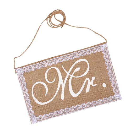 EXCEART 2 Stück Hochzeitsstuhl Rückendekoration Schärpe Empfang Zum Hochzeitsstuhl Schild Party Stand Braut Vintage Stuhl Sackleinen Banner Hochzeitsdekorationen Herrenstühle EXCEART 2 Stück Hochzeitsstuhl Rückendekoration Schärpe Empfang Zum Hochzeitsstuhl Schild Party Stand Braut Vintage Stuhl Sackleinen Banner Hochzeitsdekorationen Herrenstühle von EXCEART