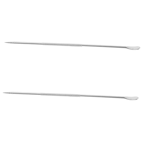 EXCEART 2 Stück Kaffee Latte Nadeln Krafttrainingsstangen Kaffee Handmixer Latte Stift Elektrischer Schneebesen Für Kaffee Kaffeerührstange Edelstahl Silber Wiederverwendbar von EXCEART
