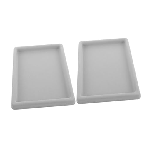 EXCEART 2 Stück Schmuck Organizer Tabletts mit Stapelbarem Design Transparenter Abdeckung Multifunktionalem Schmuckhalter für Halsketten Armbänder Ringe Platzsparend für Zuhause und Laden EXCEART 2 Stück Schmuck Organizer Tabletts mit Stapelbarem Design Transparenter Abdeckung Multifunktionalem Schmuckhalter für Halsketten Armbänder Ringe Platzsparend für Zuhause und Laden von EXCEART