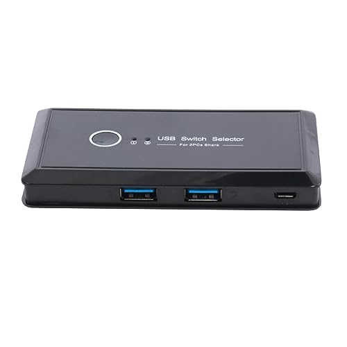 EXCEART 2 USB Sharer Scanner Drucker USB Selector Computer Sharer Drucker Sharer Automatischer Sharer Schwarz von EXCEART