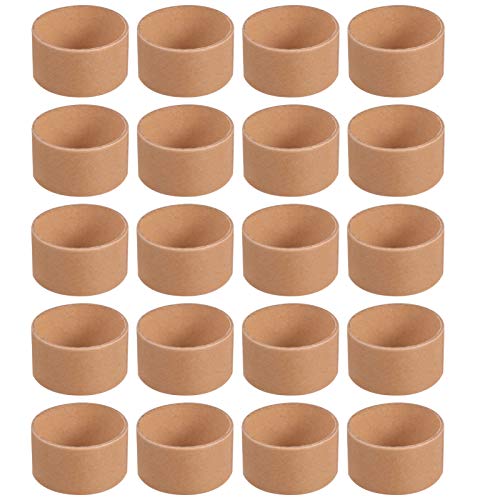 EXCEART 20 Stück Bastelrollen Kraftpapier Pappröhrchen DIY Bastelpapierrollen von EXCEART