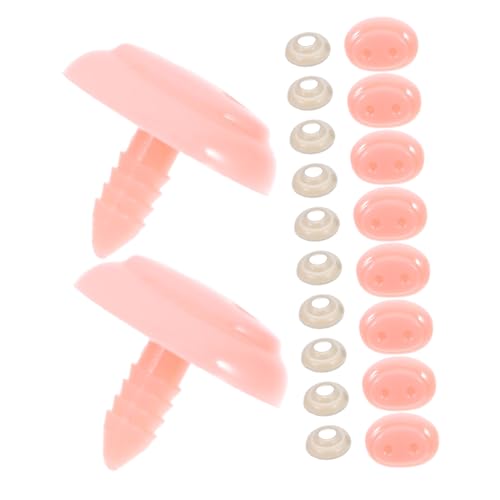 EXCEART 20stücke Häkeln Puppenzubehör Set Rosa Kunststoff Schweinenase Mit Unterlegscheibe DIY Puppen Nase Für Stofftiere Marionetten Basteln Puppenrequisiten EXCEART 20stücke Häkeln Puppenzubehör Set Rosa Kunststoff Schweinenase Mit Unterlegscheibe DIY Puppen Nase Für Stofftiere Marionetten Basteln Puppenrequisiten von EXCEART