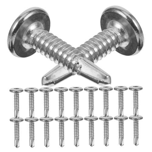 EXCEART 20 Stück Teiliges Selbstbohrende Flachkopf Innensechskant Schrauben für Metallzäune und Tore Selbstschneidend Rostfrei Effiziente Montage mit Bohrspitze für Außenbereich EXCEART 20 Stück Teiliges Selbstbohrende Flachkopf Innensechskant Schrauben für Metallzäune und Tore Selbstschneidend Rostfrei Effiziente Montage mit Bohrspitze für Außenbereich von EXCEART