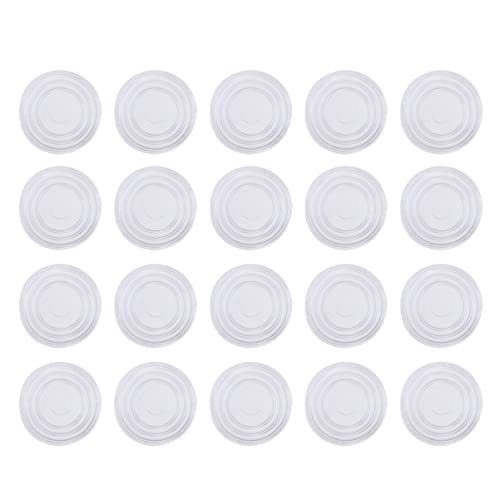 EXCEART 20 Stück Tischset Aus Glas Ö Pads Nicht rutschfeste Matten Anti-matten von EXCEART