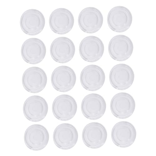 EXCEART 20 Stück Tischset aus Glas Anti-Pads Tischfüße Pads Anti-Matten rutschfeste Matten von EXCEART