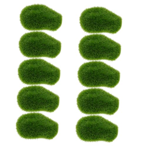 EXCEART 20 Stück gefälschter Moosfelsen Bastelmoos künstlich Künstliche Moosfelsen dekorativ Künstliches Moos für Zimmerpflanzen künstliches grünes Moos Kunststoff Green EXCEART 20 Stück gefälschter Moosfelsen Bastelmoos künstlich Künstliche Moosfelsen dekorativ Künstliches Moos für Zimmerpflanzen künstliches grünes Moos Kunststoff Green von EXCEART