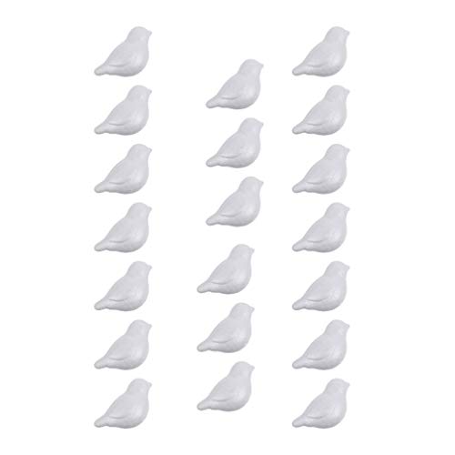 EXCEART 20Pcs Ostern Schaum Vogel Weiß Styropor Modellierung Ostern Hängen Ornamente Schaum Tier Form für Ostern Party Malerei DIY Farbige Zeichnung Handwerk EXCEART 20Pcs Ostern Schaum Vogel Weiß Styropor Modellierung Ostern Hängen Ornamente Schaum Tier Form für Ostern Party Malerei DIY Farbige Zeichnung Handwerk von EXCEART