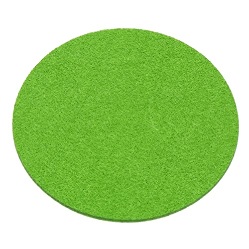 EXCEART 20Stücke Filzmatten rutschfeste Möbel Pads für Blumentöpfe Wasserisolierende Untersetzer für Haushaltswaren Grüne Schutzmatte für Innen und Gartenbereich von EXCEART