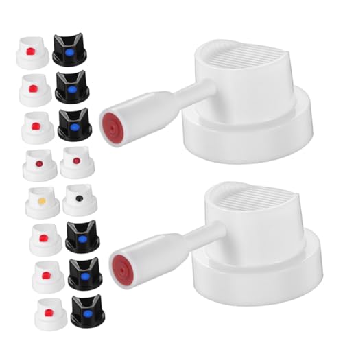 EXCEART 26 Stück Teiliges Spraydosen Sprühkopf aus Kunststoff Kompatible Ersatzdüsen für Auto Reparatur Graffiti Heimwerker und Industrielle Anwendungen Langlebig und Fein Sprühend EXCEART 26 Stück Teiliges Spraydosen Sprühkopf aus Kunststoff Kompatible Ersatzdüsen für Auto Reparatur Graffiti Heimwerker und Industrielle Anwendungen Langlebig und Fein Sprühend von EXCEART