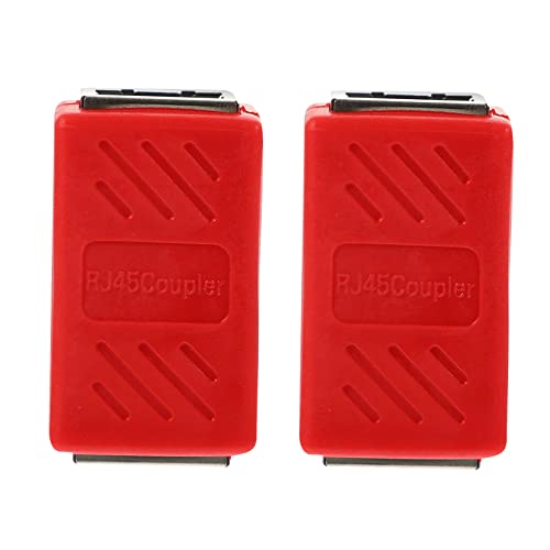 EXCEART 2Stücke Ethernet Verlängerungskabel Buchse Adapter für Cate Netzwerkkabel Installieren Kompatibel für Router Computer EXCEART 2Stücke Ethernet Verlängerungskabel Buchse Adapter für Cate Netzwerkkabel Installieren Kompatibel für Router Computer von EXCEART