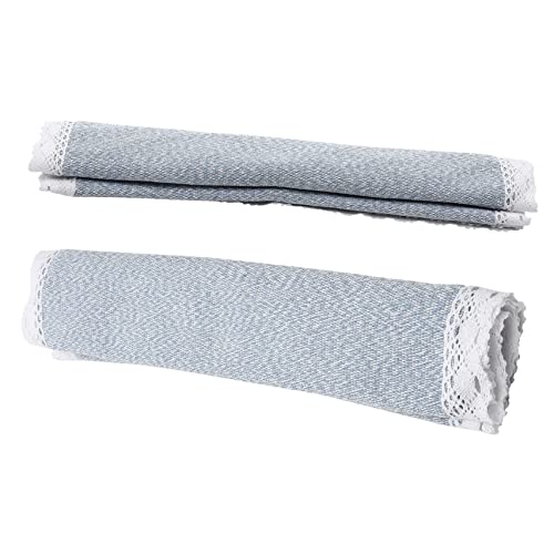 EXCEART 2er Set Dicke rutschfeste Sofa Armlehnenbezüge Aus Leinen Universelle Armlehnenpolster Für Sofas Stühle Und Sessel Schützen Sie Ihre öbel Mit Spitzenrand von EXCEART