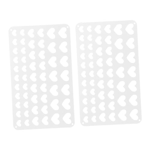 EXCEART 2er Set Stanzschablonen Herzmuster Schneideformen Aus Carbonstahl Für DIY Bastelarbeiten Perfekt Für Fotoalben Karten Und Scrapbooking von EXCEART