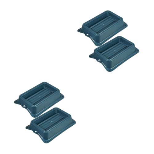 EXCEART 2st Blumenschlammtablett -Rack-Feeder Pflanzen Faltbare Getränke Blumentablett Tablett Sämaschine Blumenkugelschreiber Kleiner Futterautomat Schaumziel Green von EXCEART