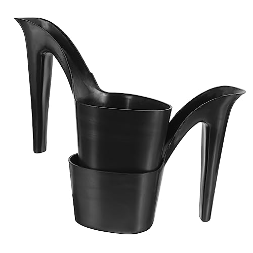 EXCEART 2st High Heels Blumentopf Pflanzgefäß in Stiefelform Dekorativer Pflanztopf Kleine Blumentöpfe Skulptur-Kaktus-Topf Kopf Pflanzer Startbehälter Plastik Luft Blumenbehälter von EXCEART