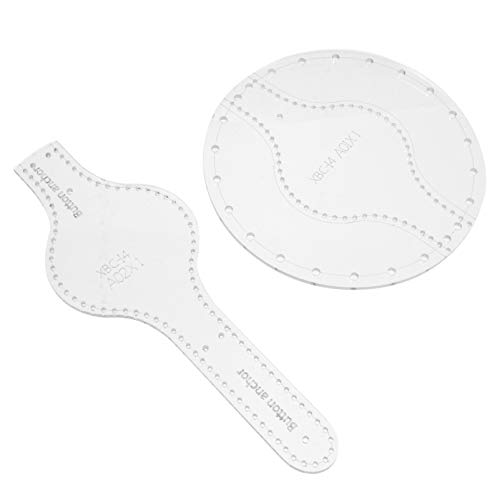 EXCEART 2st Leder Version Vorlage Werkzeug Zur Geldbörsenherstellung Taschenwerkzeug Selber Machen Transparente Brieftaschenschablone Muster Leder Vorlage Acryl Handbuch Lange Brieftasche von EXCEART