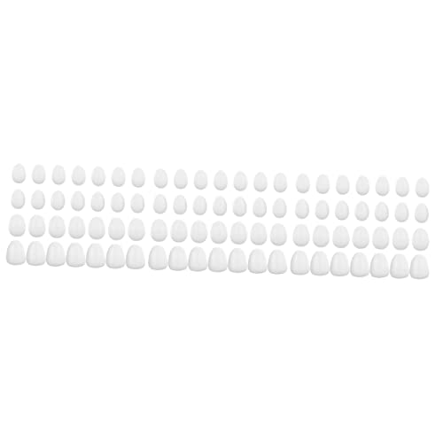 EXCEART 3 Sätze Flache Eier Aus Schaumstoff Eier Zum Dekorieren Von Schaumstoff Eiern Modell Für DIY Schaumstoff Eiermodelle DIY Projekte Modell DIY Eier DIY 28 Stück * 3 von EXCEART