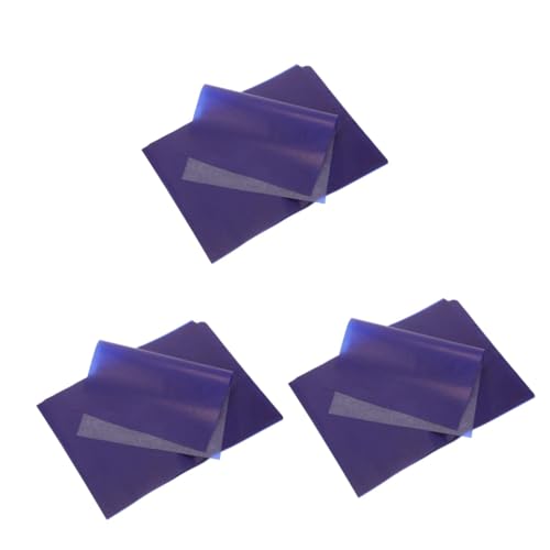EXCEART 3 Sätze Graphit-kohlepapier Kohlenstoff Zeichenpapier Schwarzes Posterpapier Übertragungspapier Tag Kopierpapier Graphitpapier Kunstpapier Basispapier Kopieren 50 Blatt*3 von EXCEART