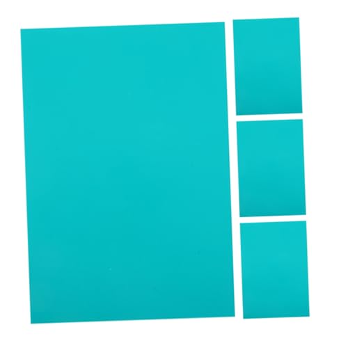 EXCEART 3 Sätze Gummifolie Gravieren DIY-schneidebrett Farbpapier Zum Basteln Gravur Kunstplatte Bastelbrett Zum Schneiden Scrapbooking-tischset Tragbare Schnitzmatte PVC Green 4 Stück * 3 von EXCEART