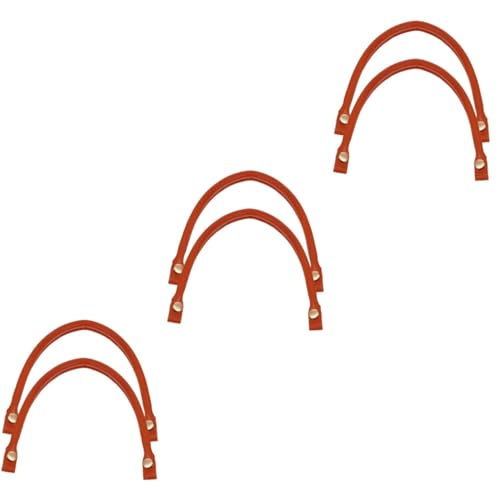 EXCEART 3 Sätze Handschlaufe Aus Leder Taschen Für Frauen Handtaschengriff Taschengurt Ersatz-handtaschenriemen Riemen Für Handtaschen Geldbeutel Tragetasche Kunstleder Brown 2 Stücke * 3 von EXCEART
