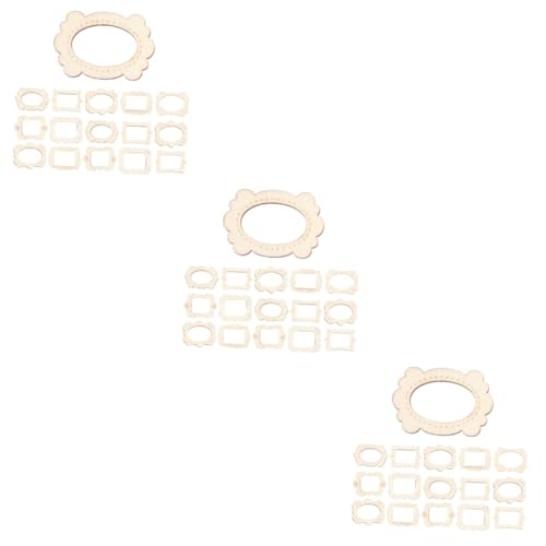EXCEART 3 Sätze Kleiner Fotorahmen Tun Sperrholz Klebestifte Masse Leere Untersetzer Zum Basteln Ausgeschnitten Mini-heißklebestifte Fotorahmen-Ornamente Tür Holzig Hölzern 20 Stück * 3 EXCEART 3 Sätze Kleiner Fotorahmen Tun Sperrholz Klebestifte Masse Leere Untersetzer Zum Basteln Ausgeschnitten Mini-heißklebestifte Fotorahmen-Ornamente Tür Holzig Hölzern 20 Stück * 3 von EXCEART