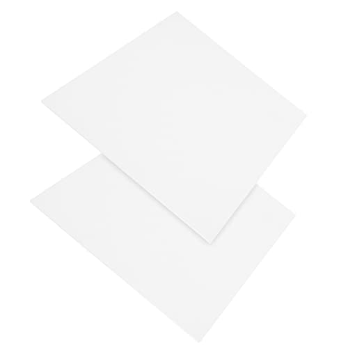 EXCEART 3 Sätze Ölmalkarton Aus Baumwolle Bretter Multifunktionale Netz Geschirr Ölgemäldetafel Malen Baumwollplatte Baumwolltuch Pavillon Leinwandplatte Holz Weiß 2 Stück * 3 von EXCEART