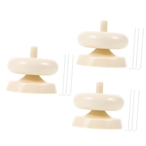 EXCEART 3 Sätze Perlenstringer Pop Armbandspinner Kit Zur Herstellung Von Taillenperlen Handgriff Webstuhl Bausatz Löffel Einstellbar Buchstabenperlen Steckbrett Draht Metall von EXCEART