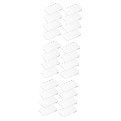 EXCEART 3 Sätze Teiliges Transparente Möbel Ausgleichskeile Kunststoff Leveling Wedges Für Regal Bettgestell Und Kommode Zur Stabilisierung Von Unebenem 8 Stück * 3 von EXCEART