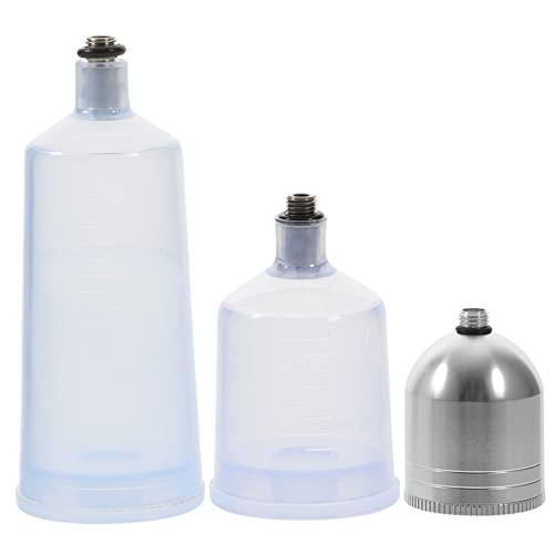 EXCEART 3 Stück Airbrush-Pigmentbehälter Nachfüllbar Airbrush-Becher Kunst-Farbflasche Zerlegbare Farbflasche Airbrush-Farbbehälter Austauschbare Airbrush-Aufbewahrungsflasche von EXCEART