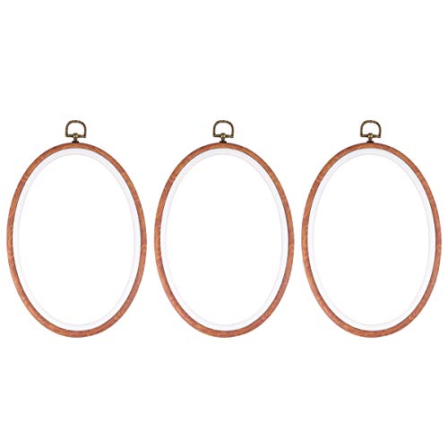 EXCEART Stickrahmen Mit Kreisen 3 Stück 18 X 25 cm Stickrahmen Für Anfänger Kreuz-bastelprojekte von EXCEART