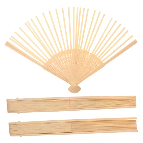 EXCEART 3 Stück Teiliges Faltbares Fächergestell aus Stabilem Bambus Leichter DIY Handfächerrahmen für Kreative Bastelprojekte Japanischer Stil Faltbar Zubehör für Fächerherstellung von EXCEART