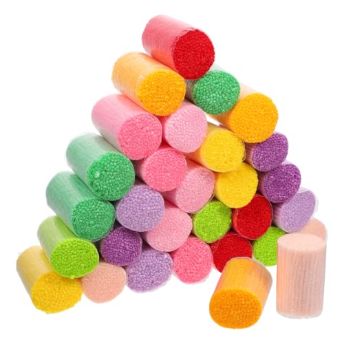EXCEART 30 StüCk Bunte KnüPfwolle FüR Diy KnüPfteppich, Hochwertige Acryl Wolle FüR Teppich KnüPfen, Handgefertigte Latch Hook Garn FüR Kreative Heimdekoration von EXCEART