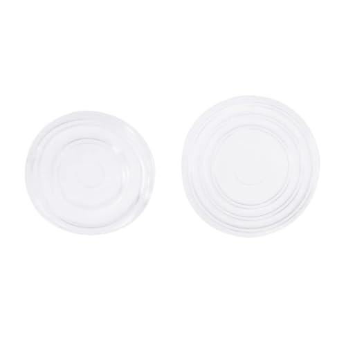 EXCEART 30stücke Möbelpuffer Runde Pads Transparente Kunststoff-gummimatten Griffpads Zum Schutz Von Glas Und Metallrahmen Wandschutzpads rutschfeste Polster Für Küchenschränke Und von EXCEART