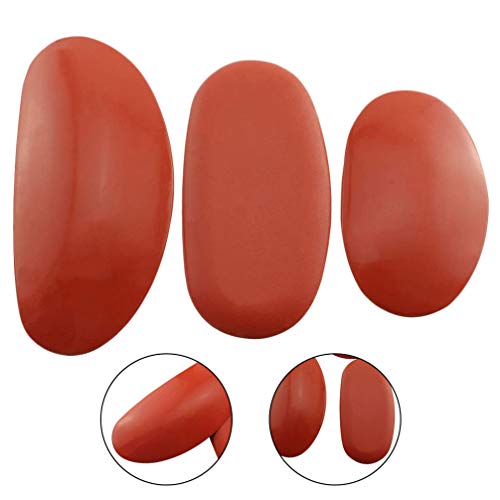 EXCEART 3Pcs Schlammwerkzeuge Rippen Keramik Ton Rippen Gummi Keramik Rippe Skulptur Ton Werkzeuge für für Keramik Ton Künstler Modellierung (Rot) von EXCEART