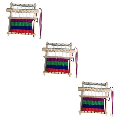 EXCEART 3st Webrahmen Webstuhl Diy Handwebstuhl Webstuhl Aus Holz Strickstuhl Aus Holz Kleine Webstuhl-kits Hölzerner Multi-craft-webstuhl Holzspielzeug Webset Weben Bambus Werkzeug EXCEART 3st Webrahmen Webstuhl Diy Handwebstuhl Webstuhl Aus Holz Strickstuhl Aus Holz Kleine Webstuhl-kits Hölzerner Multi-craft-webstuhl Holzspielzeug Webset Weben Bambus Werkzeug von EXCEART