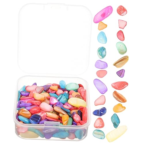 EXCEART 4 Kartons Muschelfragmente Bilderrahmen-mosaik Mosaikfliesen Zum Basteln Untersetzer Bastelsets Winzige Mosaikfliese Einzigartig Mosaikzubehör Bausätze Natürliche Süßwassermuscheln von EXCEART