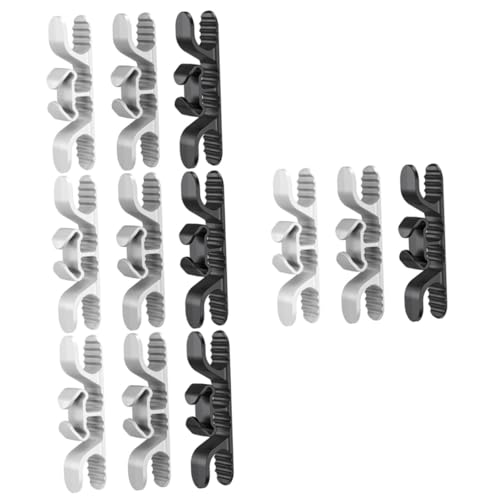 EXCEART 4 Sätze Kabel -finishing -haken Drahtaufnahme Kabelorganisator Abdeckung Selbstklebendes Kabelmanagement Selbstklebender Kabelhalter Draht-organizer Tpr-silikon 3 Stück * 4 von EXCEART