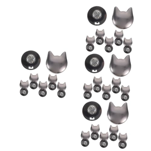 EXCEART 4 Sätze Kleine Taschenschlösser Katzen-geldbörsenschloss Handtaschenschlösser Aus Metall Taschenverschluss Schloss in Katzenform Schloss Für Taschen Zinklegierung Black 6 Stück * 4 EXCEART 4 Sätze Kleine Taschenschlösser Katzen-geldbörsenschloss Handtaschenschlösser Aus Metall Taschenverschluss Schloss in Katzenform Schloss Für Taschen Zinklegierung Black 6 Stück * 4 von EXCEART