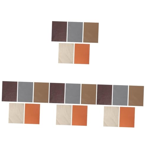 EXCEART 4 Sätze Ledermaterial Für Handwerk Bastelmaterial Bastel Materialien Lederbrieftaschen Besteck Perlenmatten Zum Perlensticken Dekoratives Leder Lederstoffe Echtes Leder 5 Stück * 4 von EXCEART