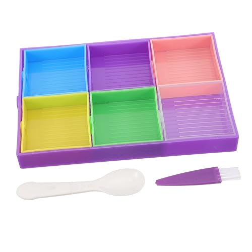 EXCEART 4 Sätze Multifunktionale Drehscheibe Diamant-tablett-Organizer Organisation Mehrere Sortierfach Für Perlen Diamanttabletts Fall Diamond Art Perlenschale Lagerung Diamanten Plastik EXCEART 4 Sätze Multifunktionale Drehscheibe Diamant-tablett-Organizer Organisation Mehrere Sortierfach Für Perlen Diamanttabletts Fall Diamond Art Perlenschale Lagerung Diamanten Plastik von EXCEART