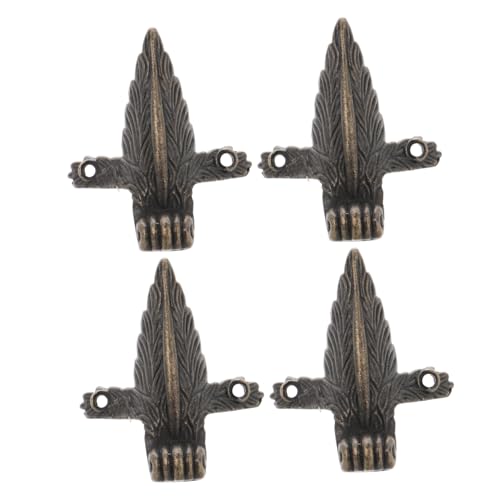 EXCEART 4 Satz Dekorative Schrankbeine Schmuck Möbel Zubehör Formen rustikal Gold stabile Metallfüße Couch füße ersatz Tischbeinersatz Couchtischbeine Couch Beine Zinklegierung Dunkelbraun EXCEART 4 Satz Dekorative Schrankbeine Schmuck Möbel Zubehör Formen rustikal Gold stabile Metallfüße Couch füße ersatz Tischbeinersatz Couchtischbeine Couch Beine Zinklegierung Dunkelbraun von EXCEART