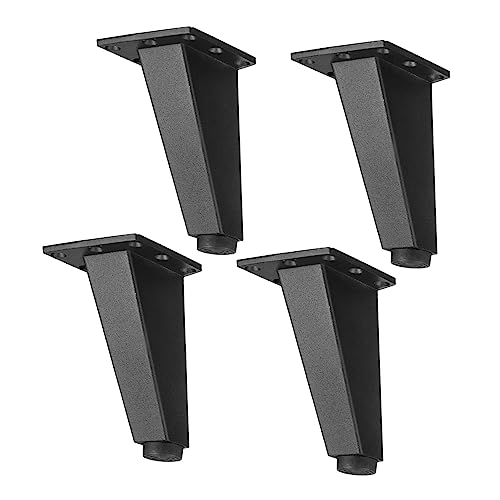 EXCEART 4 Stück Aluminiumlegierung Schrankfüße Aluminiumfüße Möbelbeine Möbelbein -Riser tischbeine Möbelstützbein Sofa-Stützfüße verstellbares Tischbein Teetischbein Black EXCEART 4 Stück Aluminiumlegierung Schrankfüße Aluminiumfüße Möbelbeine Möbelbein -Riser tischbeine Möbelstützbein Sofa-Stützfüße verstellbares Tischbein Teetischbein Black von EXCEART