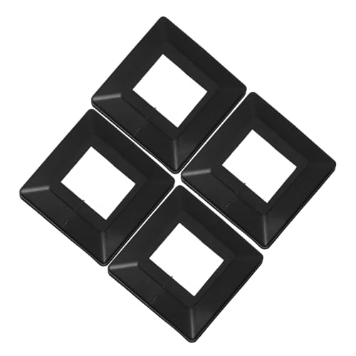 EXCEART 4 Stück Dekorative Abdeckkappen für Zaunpfosten Split Post Bottom Cover Robustem für Verschönerung und Schutz von Geländern und Zäunen von EXCEART