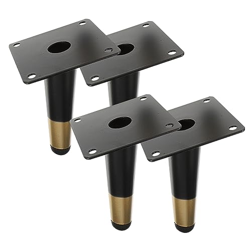 EXCEART 4 Stück Möbelfüße Metall Beine für Sofa Schrank und Couchtisch Elegantes Design Stabiler Stand Hochwertiges Eisenmaterial Vielseitig Einsetzbar Möbelaccessoires von EXCEART