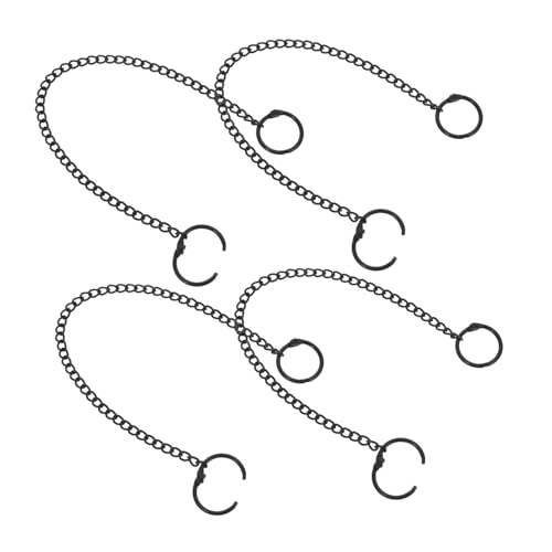EXCEART 4 Stück Teiliges Hängende Metallketten Lange Ersatzketten für Pflanzkörbe Schilder Vogelhäuser Laternen Robust Flexibel für Innen Außen von EXCEART
